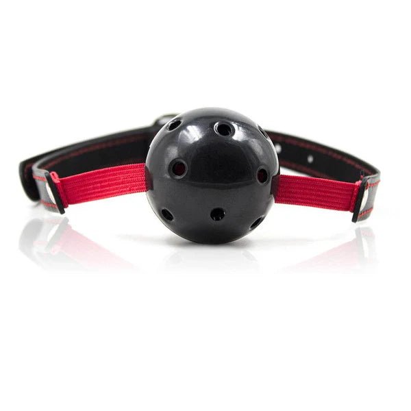 Breathable Ball Gag Stretch (nero) - Vibra Gioia - Toyz4Lovers - 8056389730016