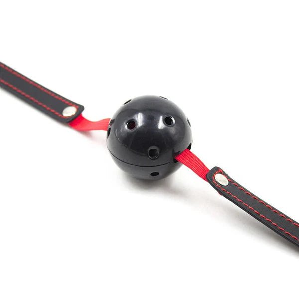 Breathable Ball Gag Stretch (nero) - Vibra Gioia - Toyz4Lovers - 8056389730016