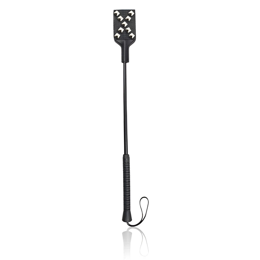 Frustino Square Spot Riding Crop Black - Vibra Gioia - Toyz4Lovers - 8053629699829