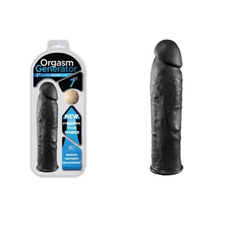 Guaina fallica vibrante Orgasm Generator Nera - Vibra Gioia - Excellent Power - 4897078627927