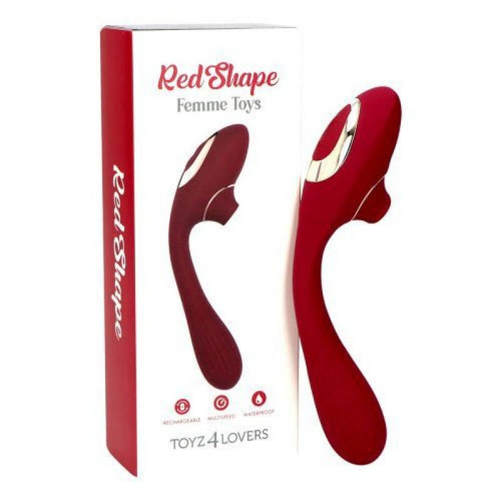 Succhia Clitoride Stimolatore Red Shape - Vibra Gioia - Toyz4Lovers - 8056389737985