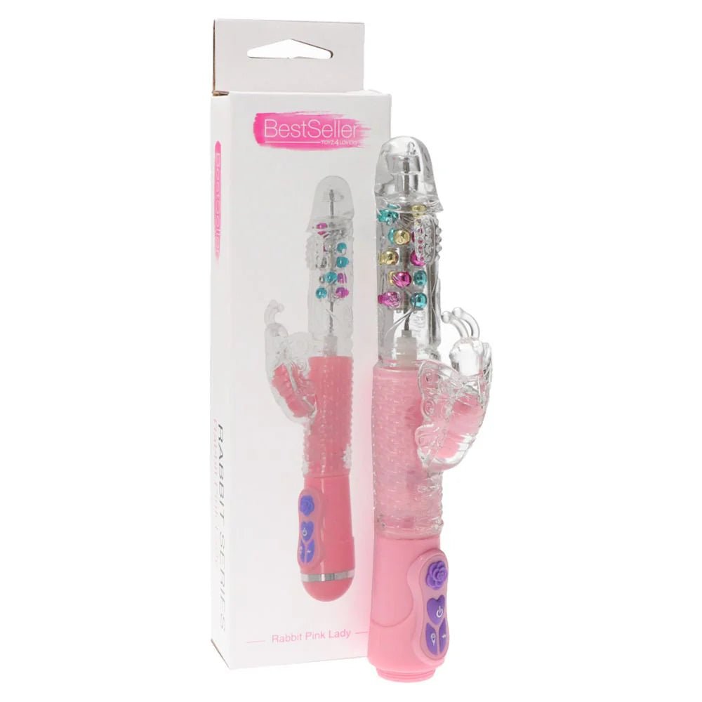 Vibratore Rabbit Pink Lady - Vibra Gioia - Toyz4Lovers - 8056389738203